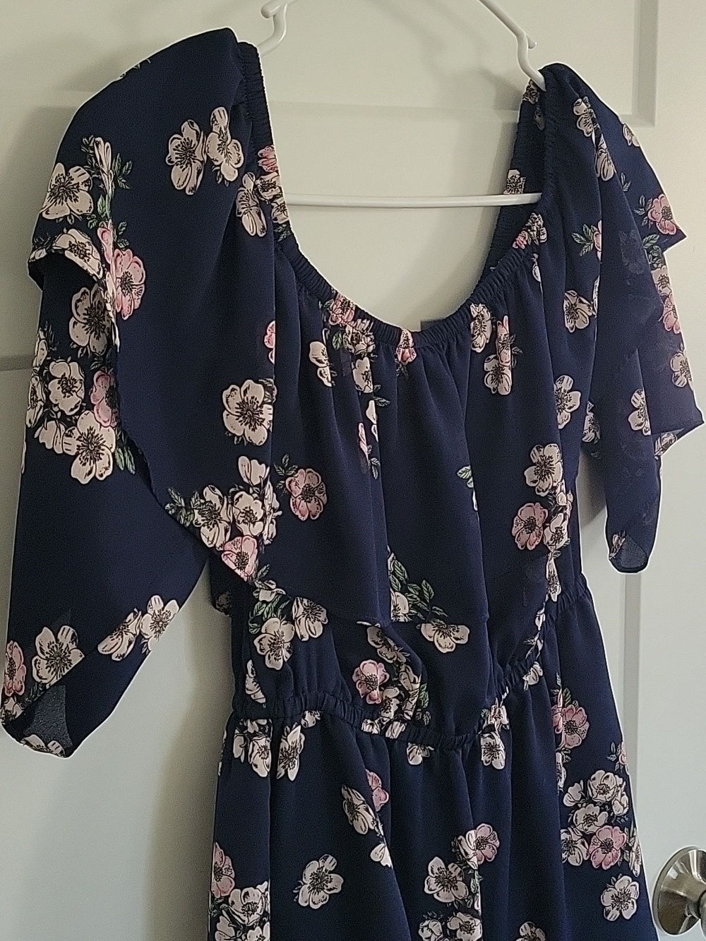 Garden Floral Feminine & Chic Mini Dress S
